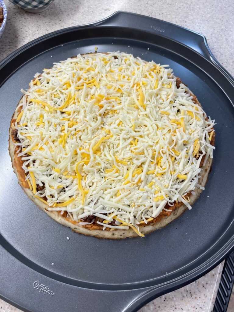 Taco pizza