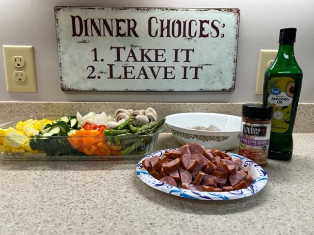 Cajun Shrimp and Sausage Bake