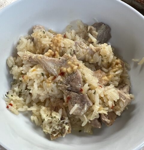 Garlic Chicken & Rice